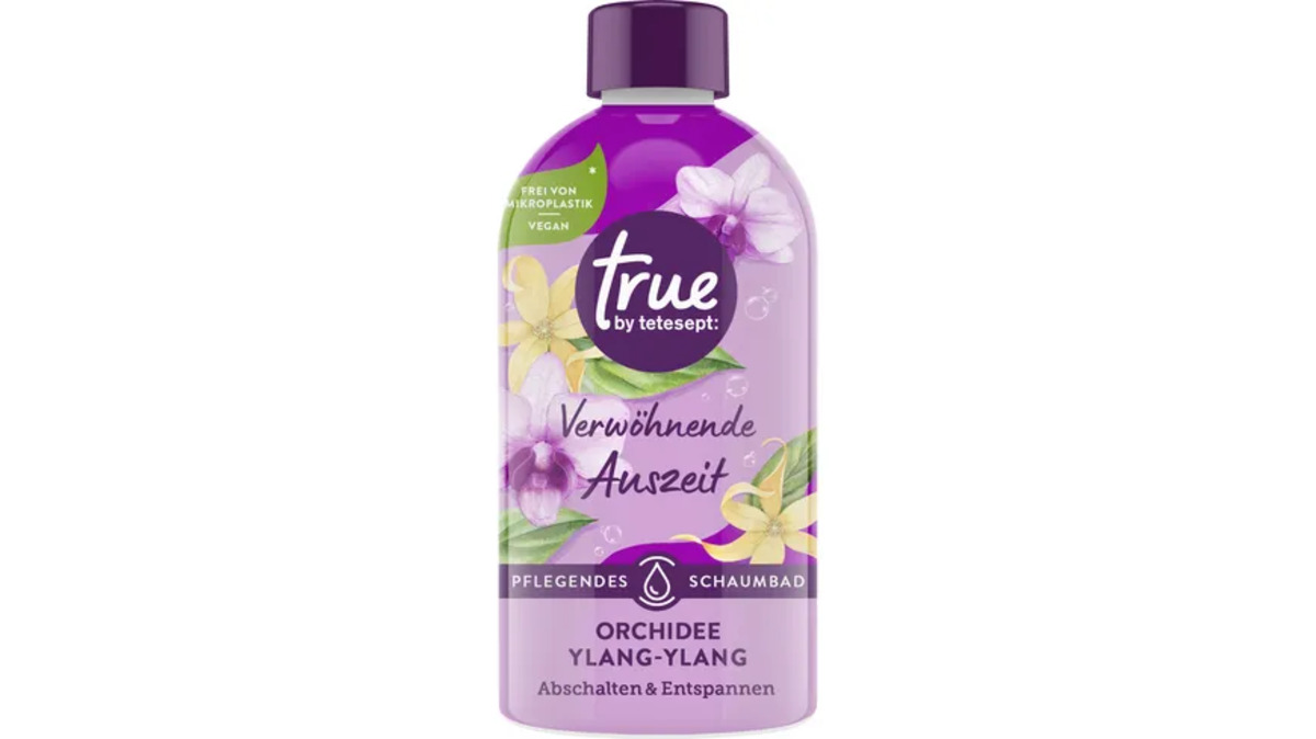Bild 1 von true by tetesept Pflegendes Schaumbad Verwöhnende Auszeit