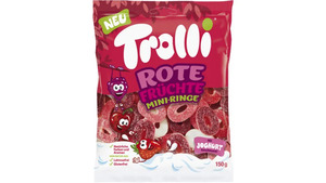 Trolli Gummibärchen Rote Früchte Mini-Ringe