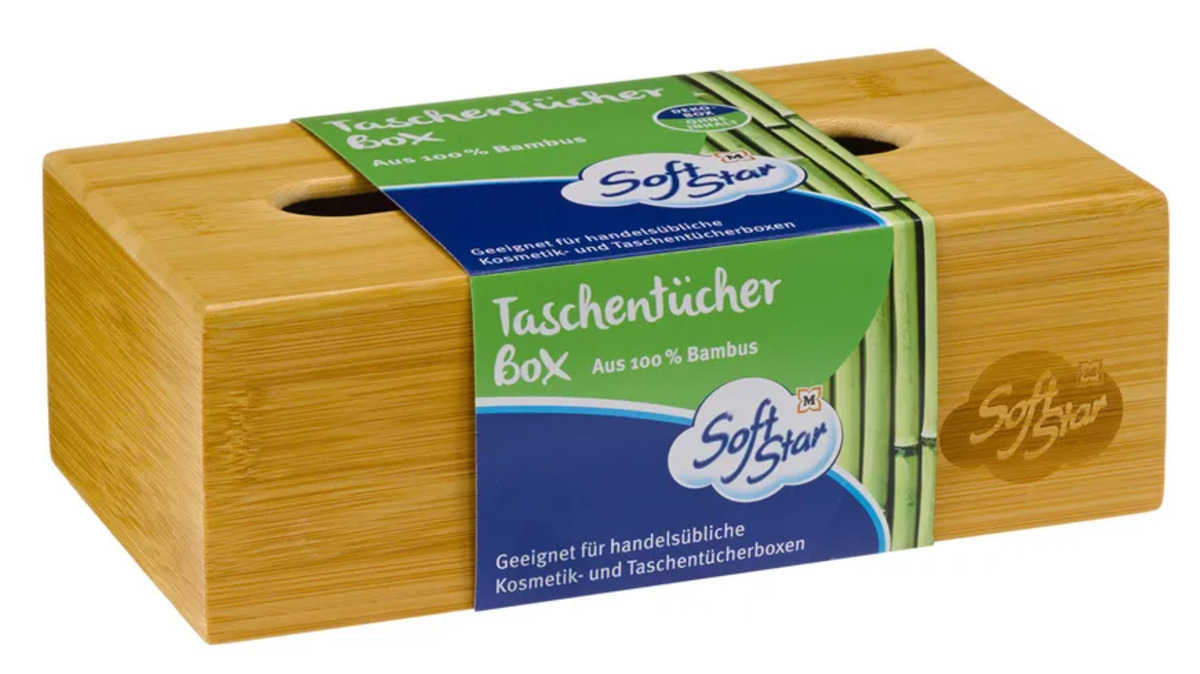 Bild 1 von SoftStar Bambus Taschentücher Box