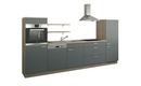 Bild 1 von Küchenzeile ohne Elektrogeräte weiß Maße (cm): B: 330 Küchen