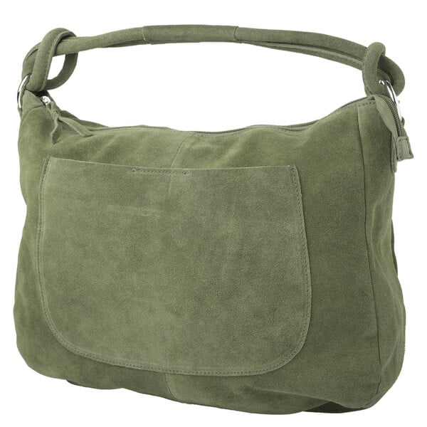 Bild 1 von Damen Wildledertasche mit kurzem Trageriemen