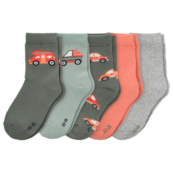 5 Paar Sport-Socken Für Jungs - Atmungsaktiv & Bequem Für Fußball & Basketball