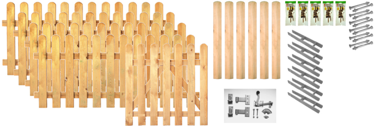 Bild 1 von TETZNER & JENTZSCH - Zaunkomplettset - "LAKELAND 1"