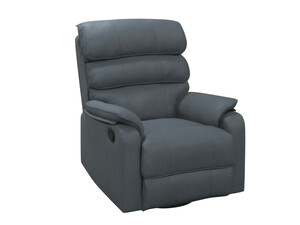 Happy Home TV Sessel mit verstellbaren Relaxfunktion & 360° Grad Dreh- und Schaukelfunktion grau