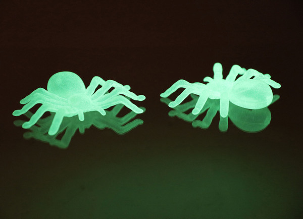 Bild 1 von Halloween Deko-Spinne fluoreszierend 2er-Set