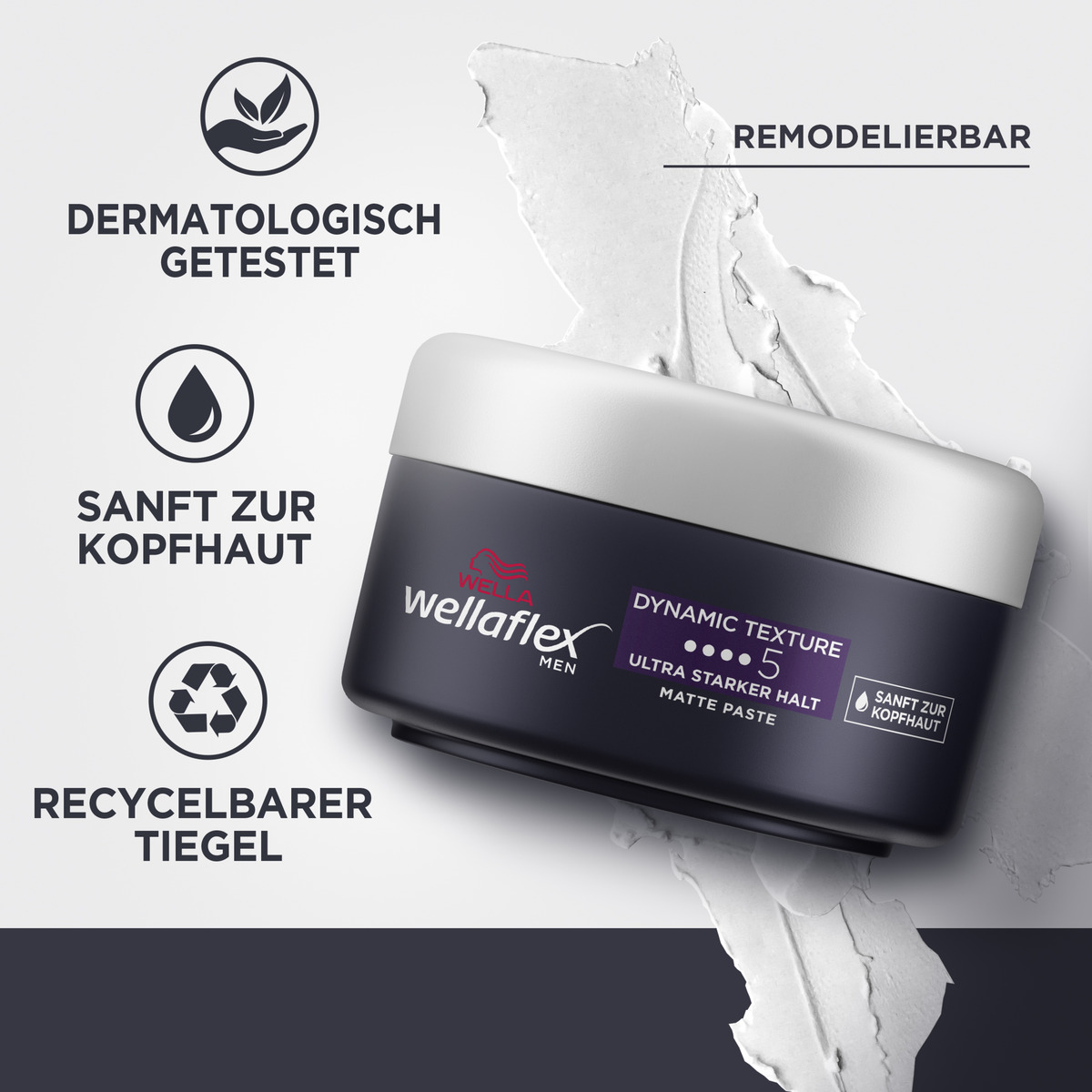 Bild 3 von Wella Wellaflex Men Dynamic Texture Matte Paste