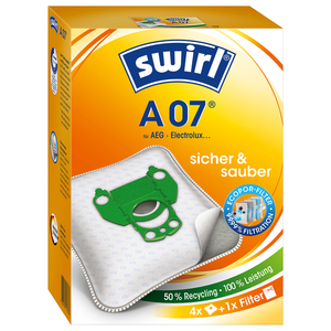 Swirl® MicroPor® Plus Staubsaugerbeutel A 07