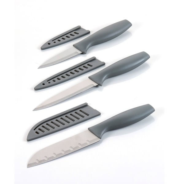 Bild 1 von KODi special Messer 3er-Set mit Klingenschutz grau