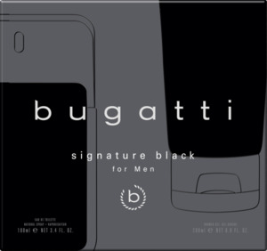 bugatti Signature man black Geschenkset