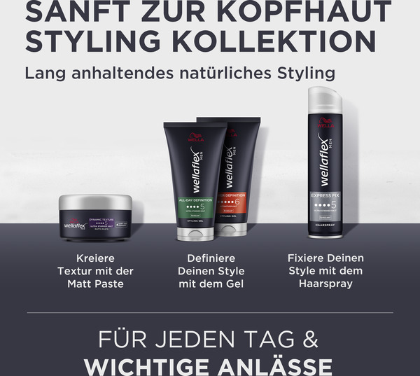 Bild 4 von Wella Wellaflex Men Power Definition Stylinggel