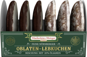 Haeberlein-Metzger Oblaten-Lebkuchen glasiert und schokoliert