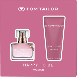 Tom Tailor Happy to be for her Eau de Parfum + Shower Gel Geschenkset