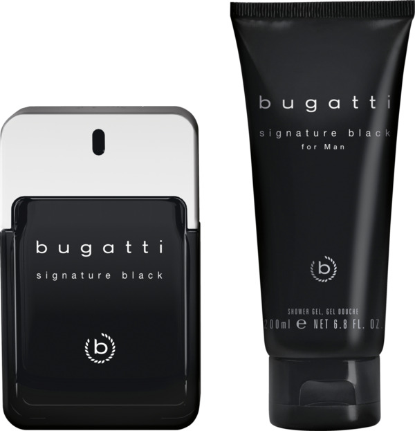 Bild 2 von bugatti Signature man black Geschenkset