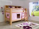 Bild 1 von Relita Etagenbett Jan mit Bücherregal und Vorhang Princess