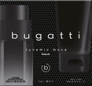 bugatti Dynamic Move man black Eau de Toilette + Shower Gel Geschenkset