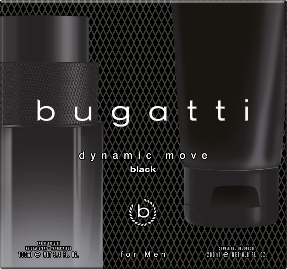 Bild 1 von bugatti Dynamic Move man black Eau de Toilette + Shower Gel Geschenkset