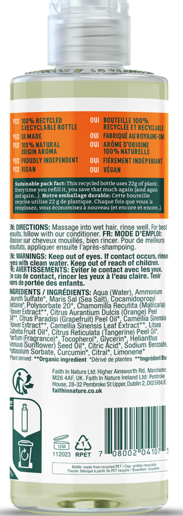 Bild 2 von Faith in Nature Shampoo Grapefruit & Orange