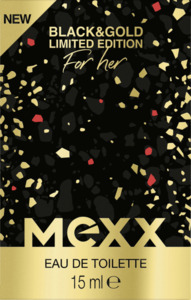 Mexx Black & Gold for her, EdT 15 ml