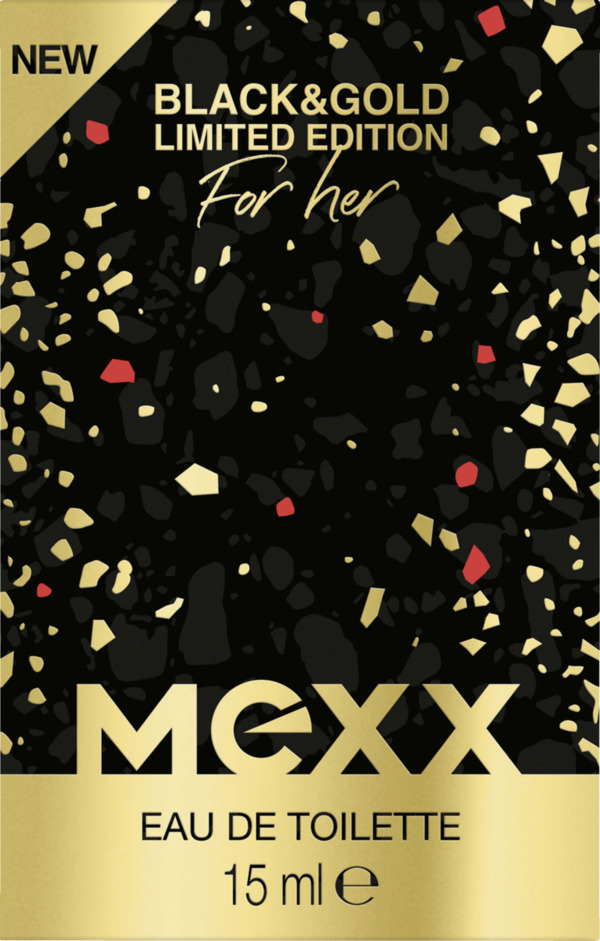 Bild 1 von Mexx Black & Gold for her, EdT 15 ml