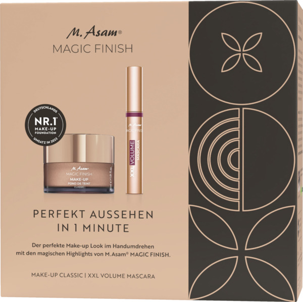 Bild 1 von M. Asam Geschenkset Magic Finish Make-up Mousse und XXL Volume Mascara