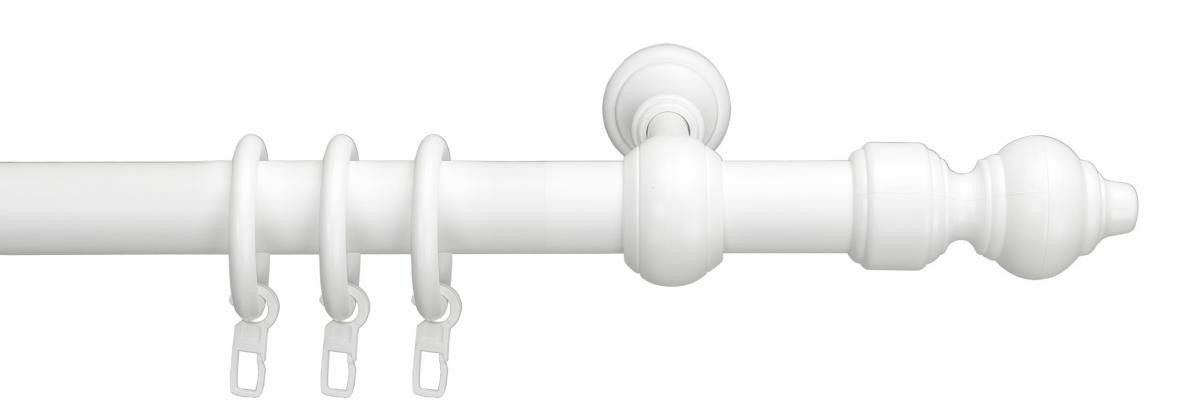 Bild 1 von Bella Casa Stilgarnitur Gardinenstange 28 mm Ø, 160 cm, weiß