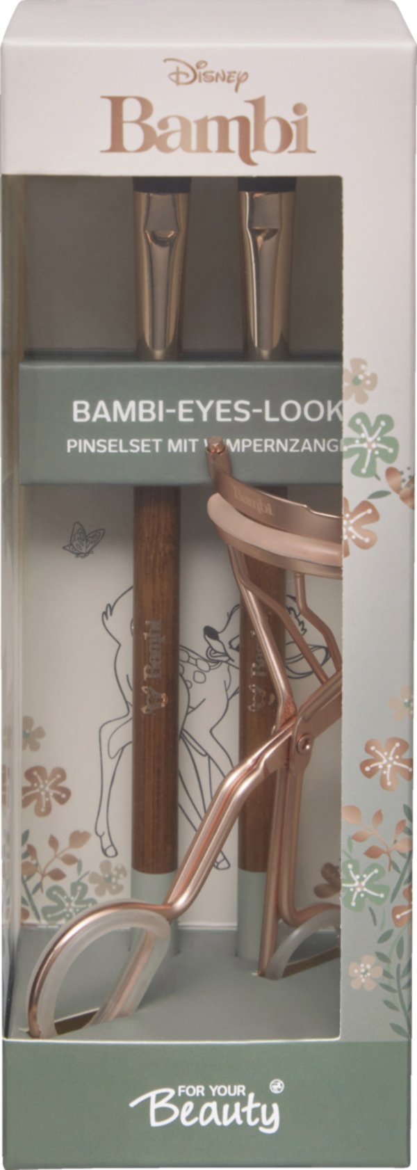 Bild 1 von FOR YOUR Beauty Bambi Pinselset mit Wimpernzange