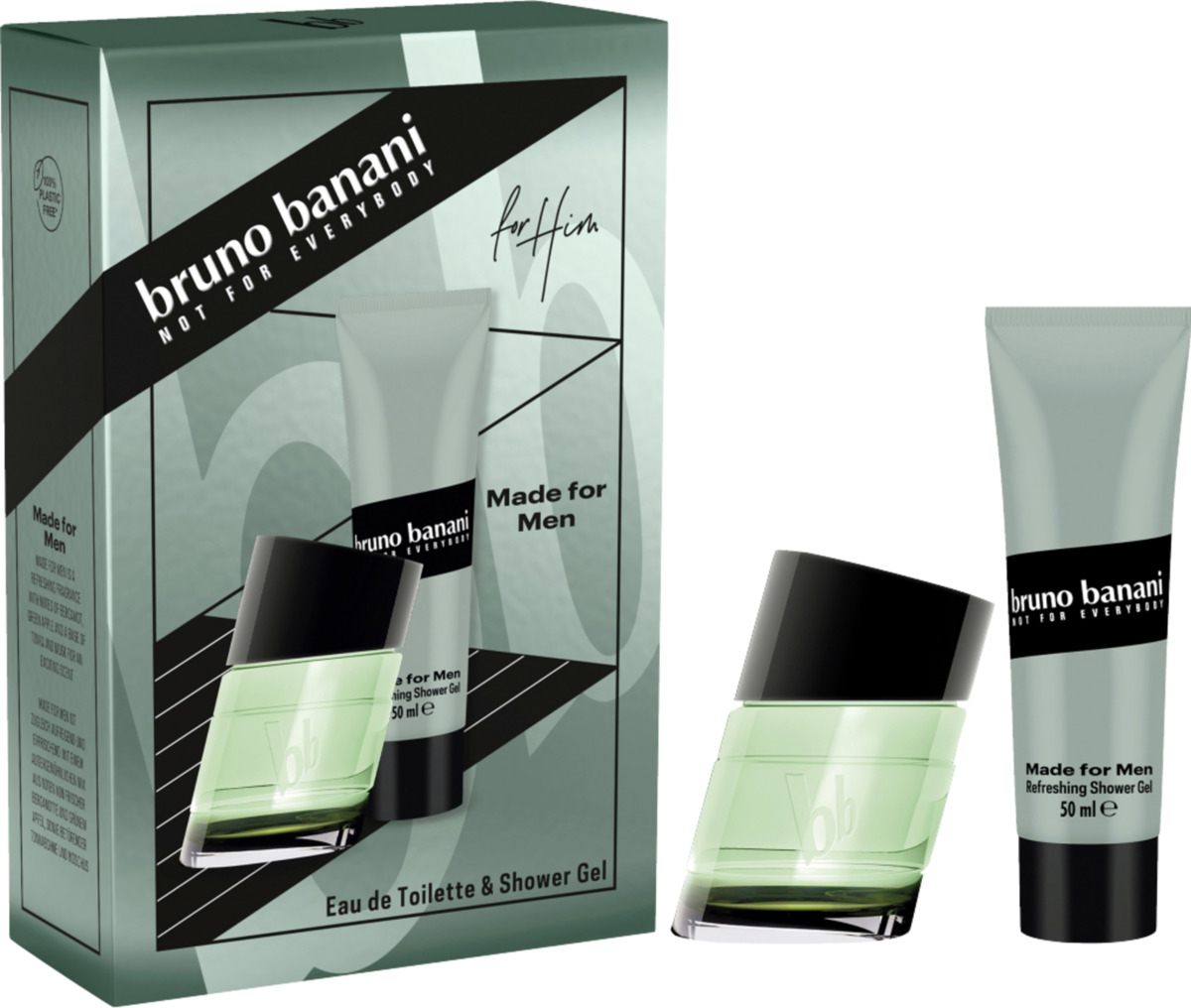 Bild 2 von bruno banani Geschenkset MADE FOR MEN Eau de Toilette +Shower Gel