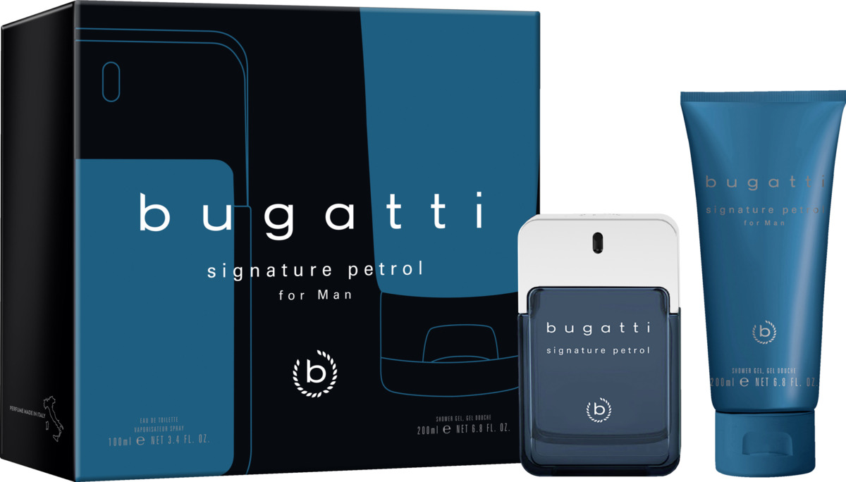 Bild 1 von bugatti Signature Petrol for Men,  EDT + Duschgel Geschenkset