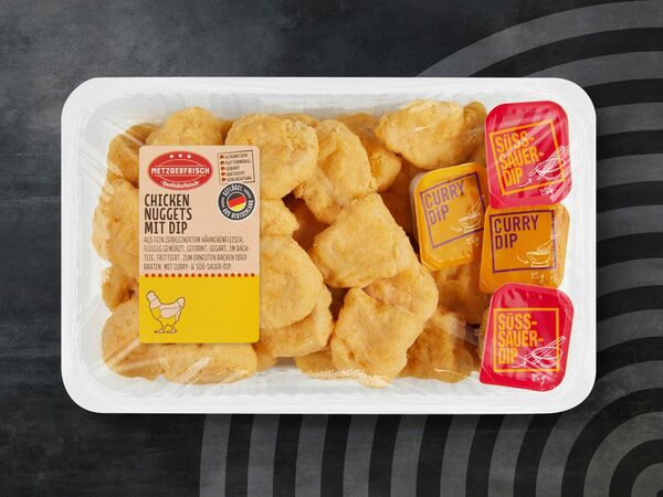 Bild 1 von Metzgerfrisch Chicken Nuggets mit Dip