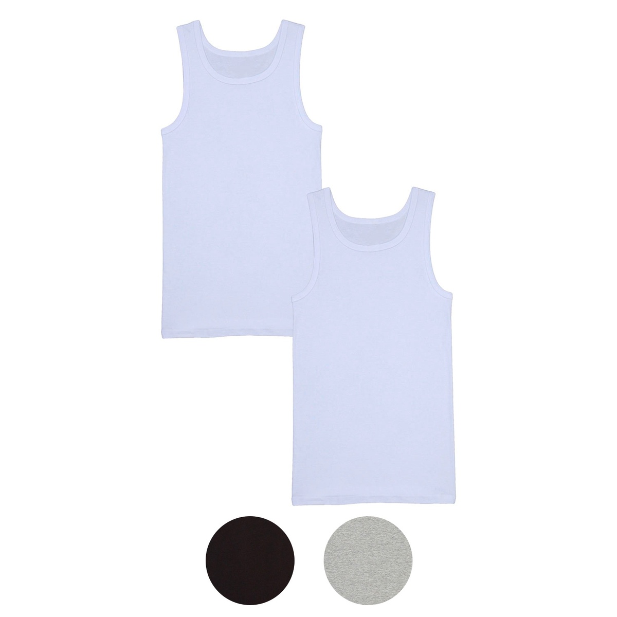 Bild 1 von UP2FASHION Herren Feinripp-Unterhemden, 2er-Packung