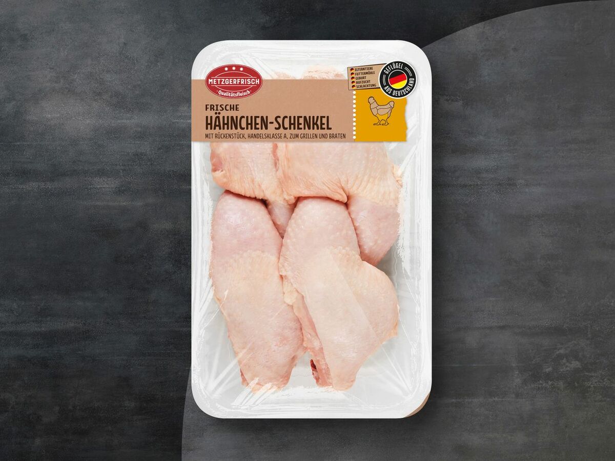 Metzgerfrisch Frische Hähnchenschenkel von Lidl ansehen!