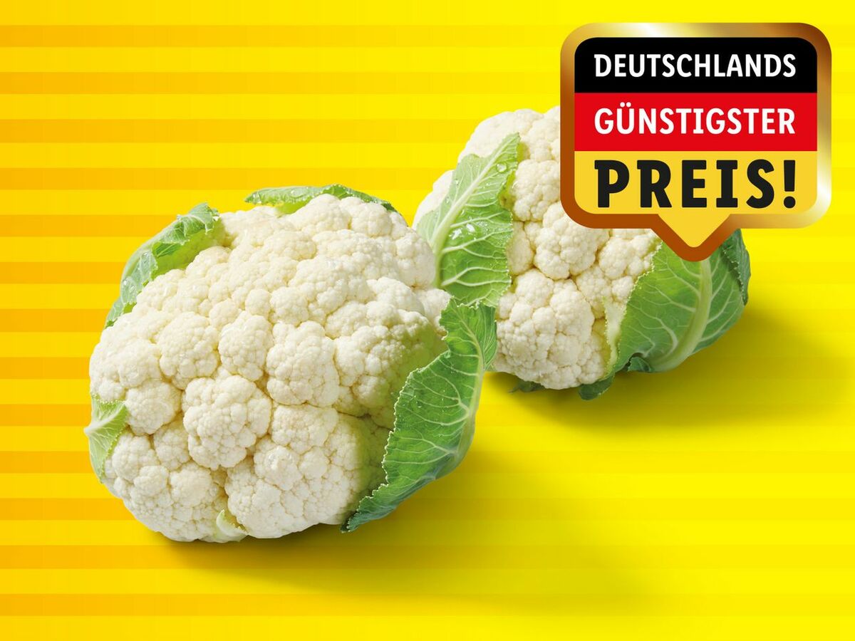 Deutscher Blumenkohl von Lidl ansehen!