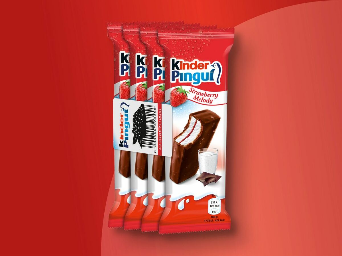Kinder Pingui Strawberry Melody von Lidl ansehen!