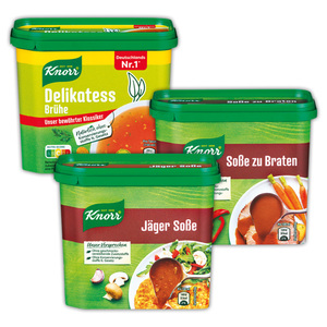 Knorr Delikatess Brühe / Soße zu Braten / Jäger Soße
