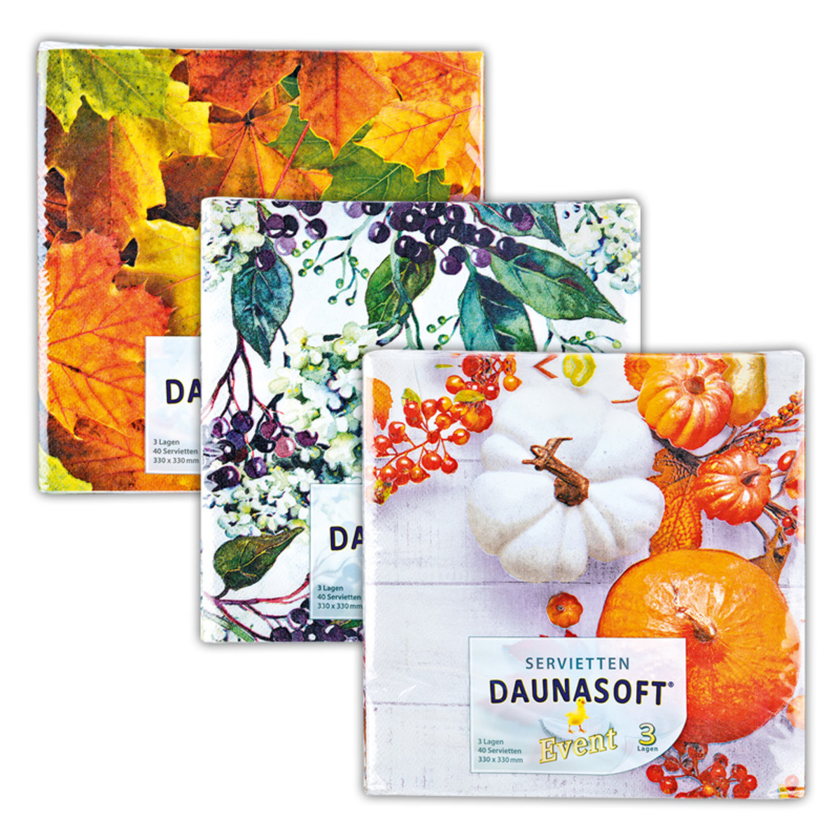 Bild 1 von Daunasoft Motiv-Servietten