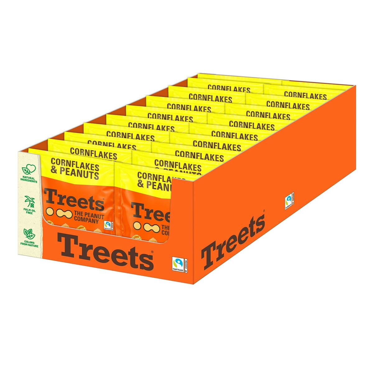 Bild 1 von Treets Cornflakes & Peanuts Mix 250 g, 20er Pack