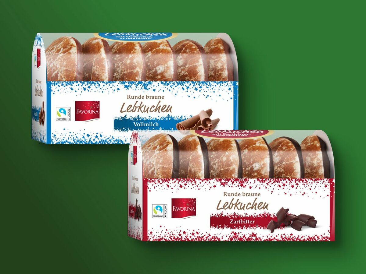 Bild 1 von Favorina Runde braune Lebkuchen