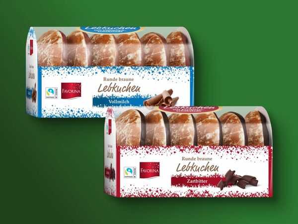 Bild 1 von Favorina Runde braune Lebkuchen