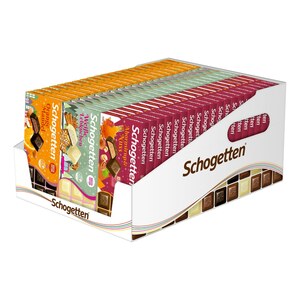 Ludwig Schogetten Limited Edition 100 g, verschiedene Sorten, 60er Pack