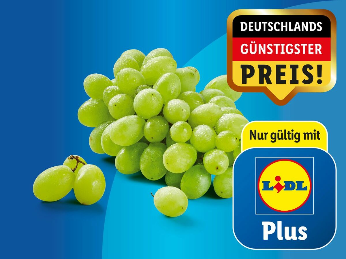 Bild 1 von Helle Trauben, kernlos