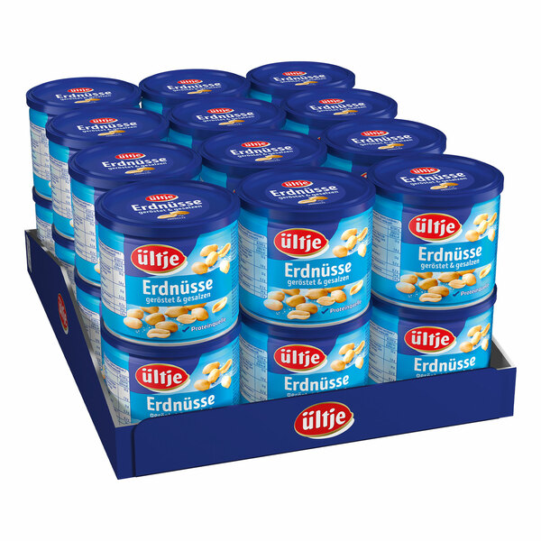 Bild 1 von ültje Erdnüsse geröstet und gesalzen 180 g, 24er Pack