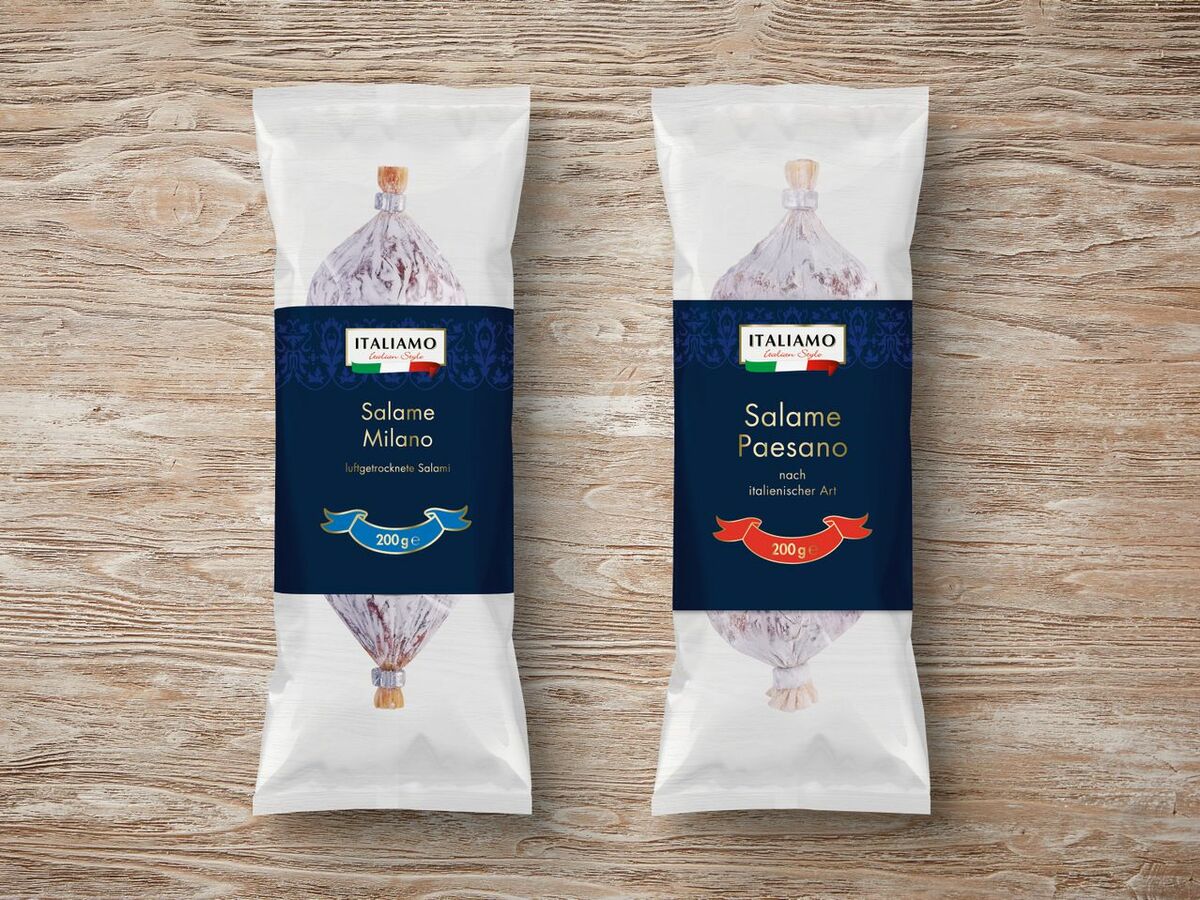 Italiamo Italienische Salami von Lidl ansehen!
