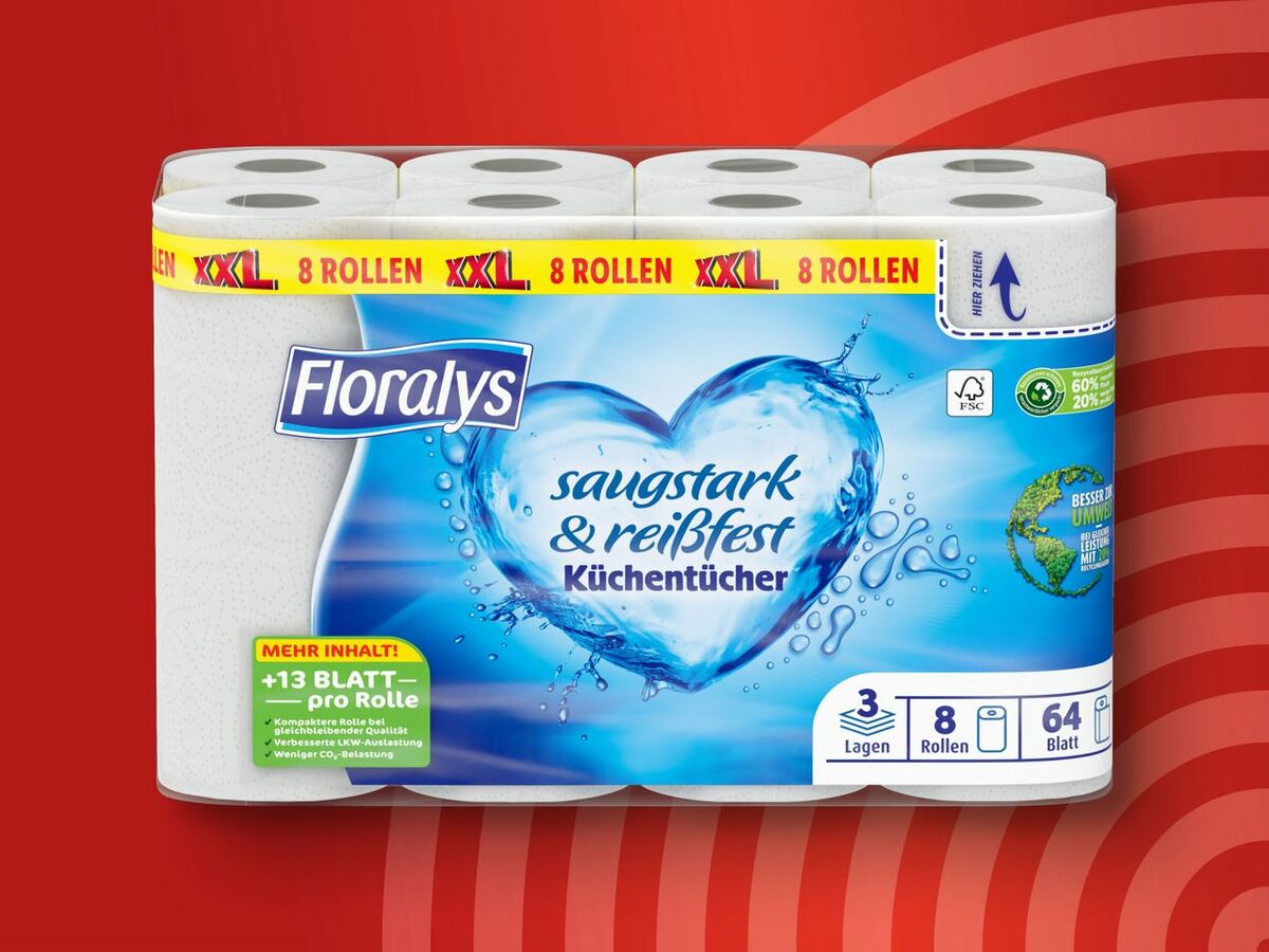 Bild 1 von Floralys Küchentücher XXL