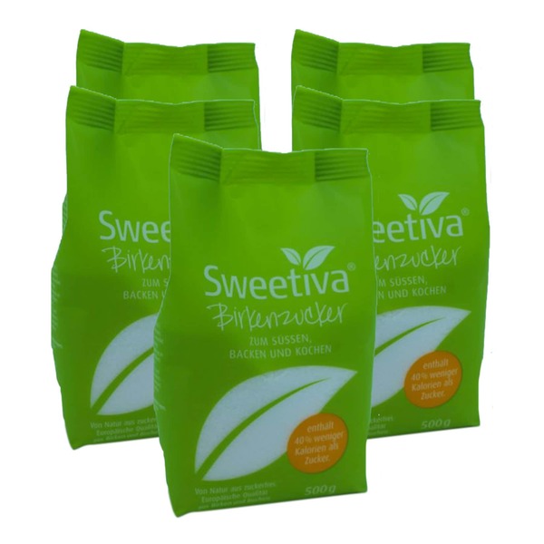 Bild 1 von Sweetiva Birkenzucker 500 g, 7er Pack