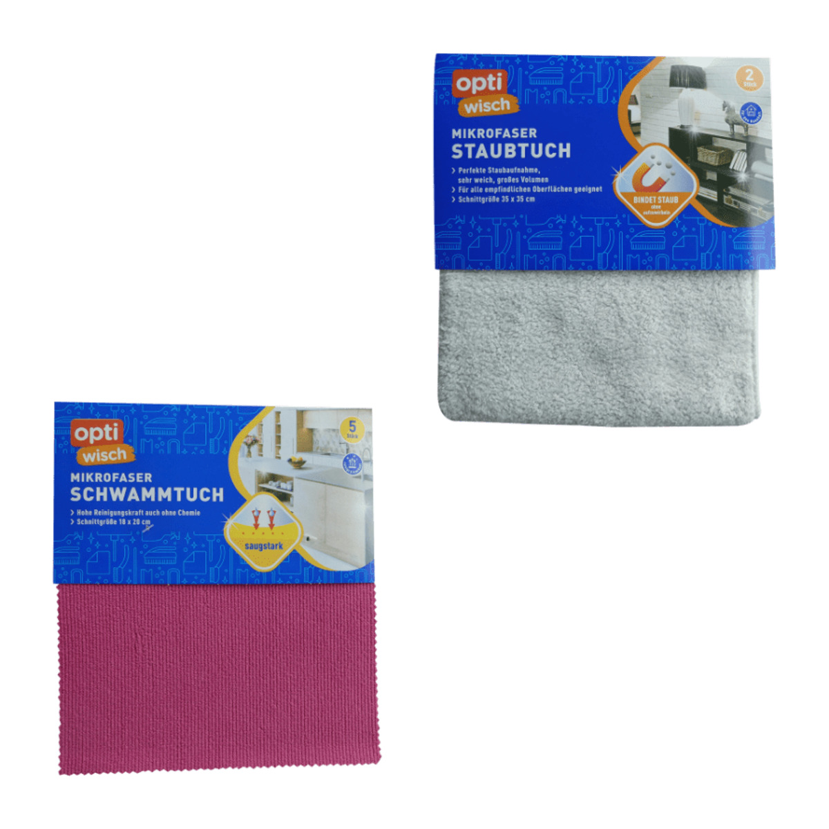Bild 1 von OPTIWISCH Mikrofaser-Reinigungstücher