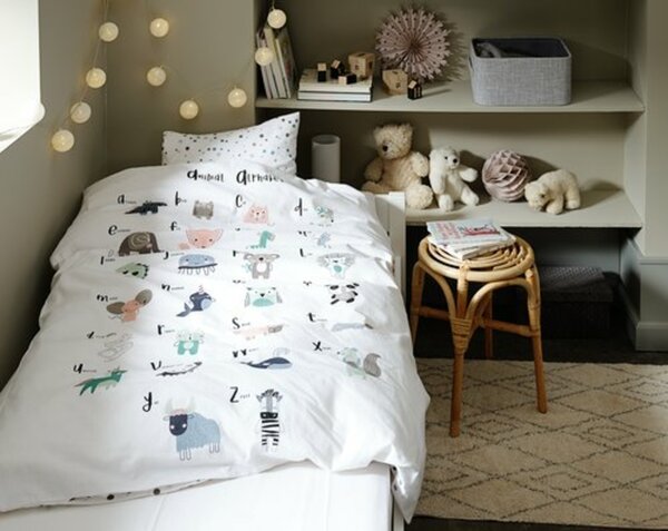 Bild 3 von Junior-Bettwäsche ALICE 100x140 grün