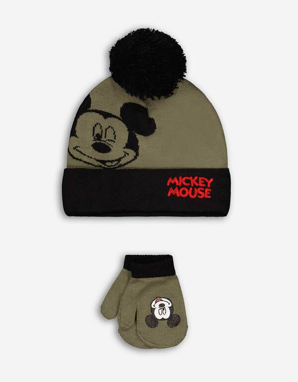 Bild 1 von Baby Set aus Mütze und Handschuhen - Mickey Mouse