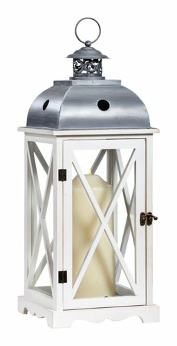 Bild 2 von Laterne BOB B22xL22xH58cm weiß