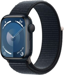 Watch Series 9 (41mm) GPS Smartwatch Aluminium mit Sport Loop mitternacht/mitternacht
