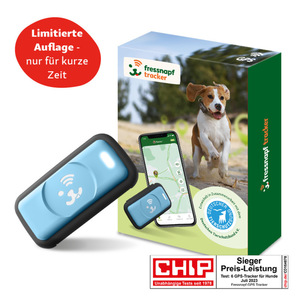 Fressnapf GPS-Tracker für Hunde happy blue *limitierte Auflage
